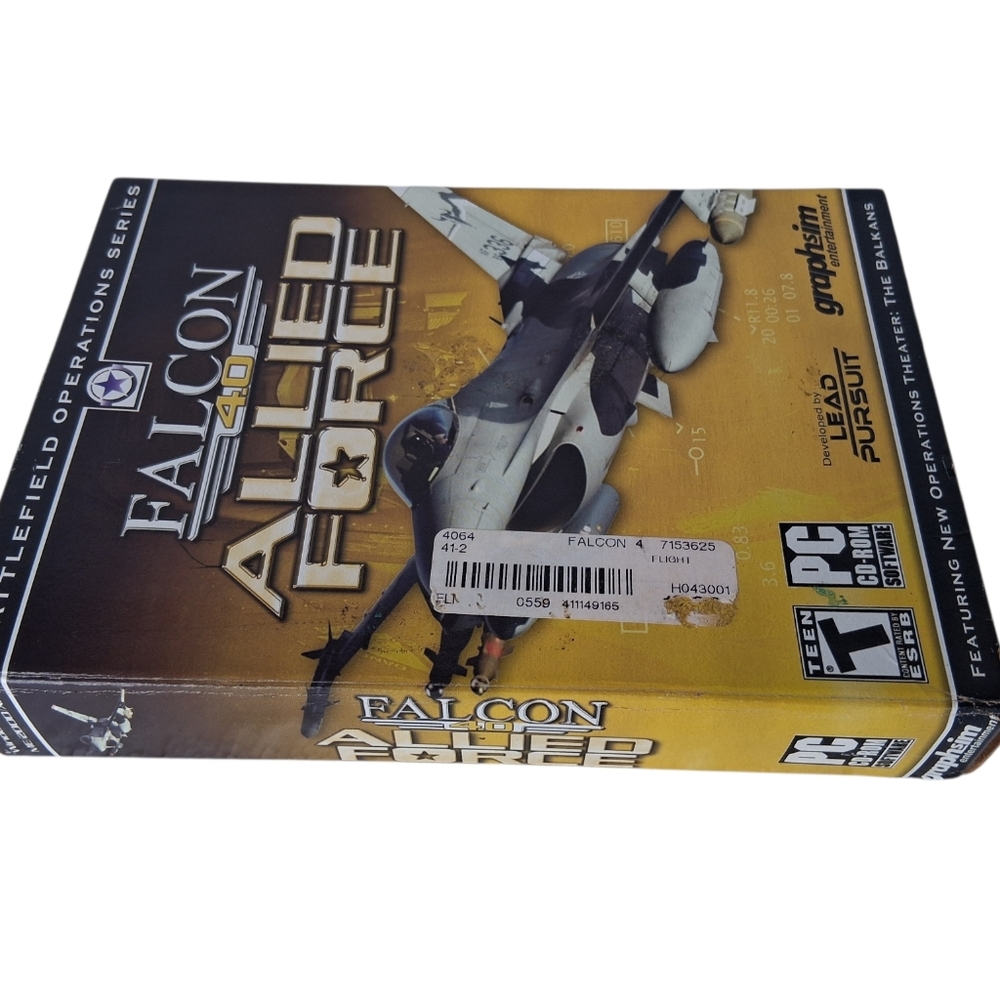 Lead Pursuit Falcon 4.0 Allied Force Battlefield Operations Series PC Game Seal - Picture 3 of 6